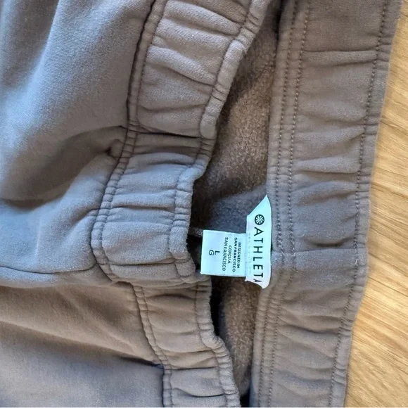 Athleta Women's Taupe Joggers - Picture 2 of 4